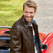 Alernatives Thumbnail 3 zu Herren-Lederjacke aus Lammnappa