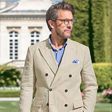 Alernatives Thumbnail 1 zu Zweireiher Leinen-Sakko Glastonbury