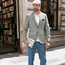 Alernatives Thumbnail 1 zu Glencheck-Sakko Newlyn