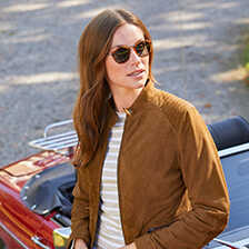 Alernatives Thumbnail 3 zu Damen-Lederjacke im Biker Style