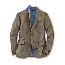 Braunes Harris-Tweed-Sakko