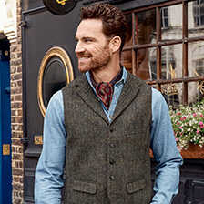 Alernatives Thumbnail 3 zu Harris-Tweed-Weste Wales