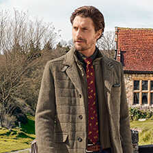 Alernatives Thumbnail 3 zu Fieldjacket Fischgrat-Tweed