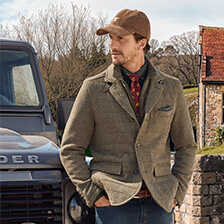 Alernatives Thumbnail 4 zu Fieldjacket Fischgrat-Tweed