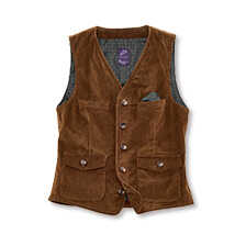 Braune Cordweste fr Individualisten