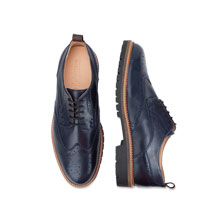 Dunkelblaue Budapester Schuhe f�r Herren