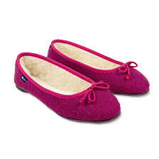 Walk-Ballerinas mit Wollfilz-Futter