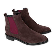 Damen Chelsea Boots Nubukleder