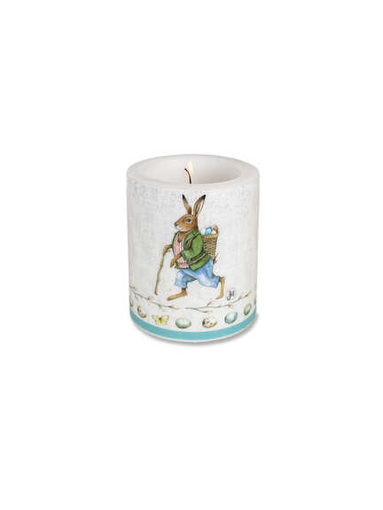 Windlicht-Kerze Hase Edward Rabbit